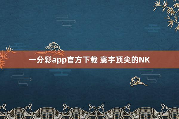一分彩app官方下载 寰宇顶尖的NK